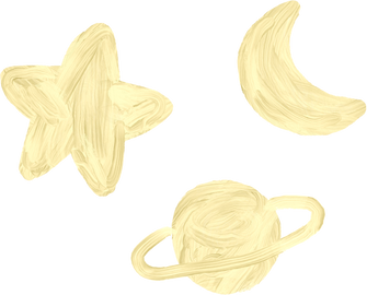 Star, Moon, and Planet